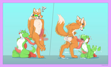 (NSFW) Fox & Yoshi Bonding